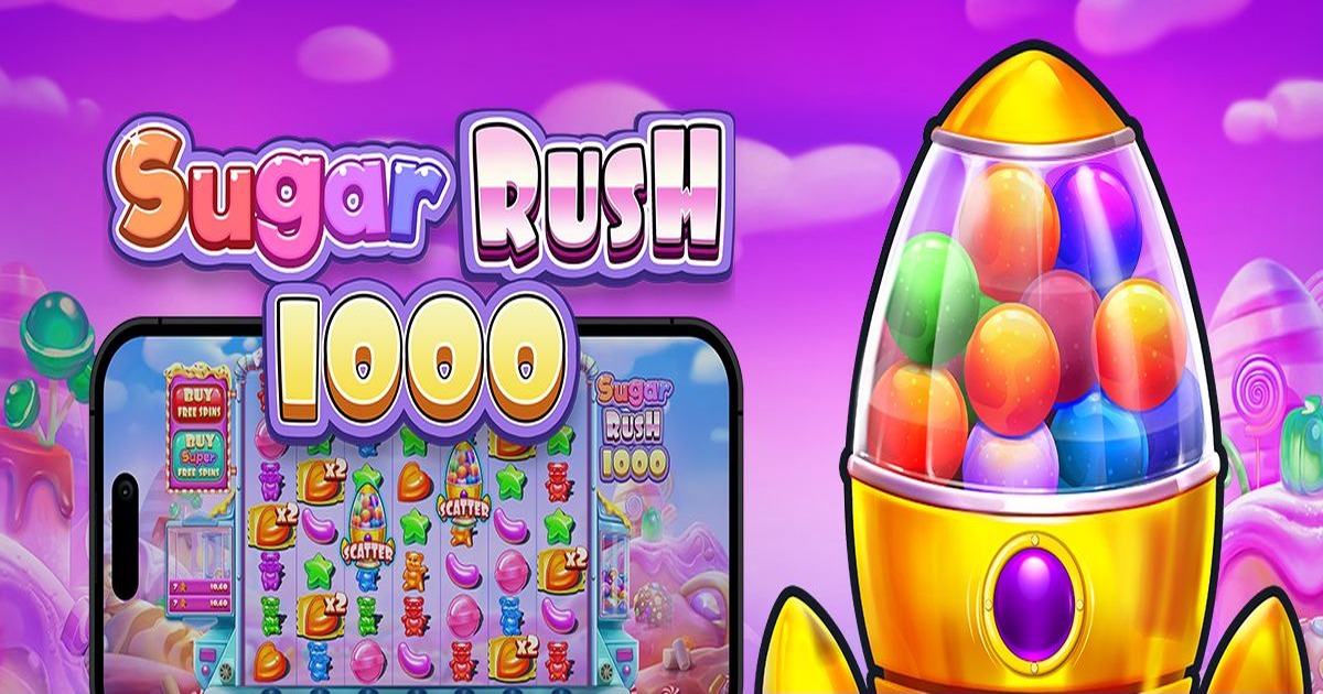 Sugar Rush 1000 — gameplay oficial BR Sugar Rush 1000, gameplay na grade 7×7 em celular, arte oficial Pragmatic Play BR